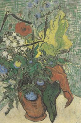 Vincent Van Gogh Wild Flowers and Thistles in a Vase (nn04) Spain oil painting art